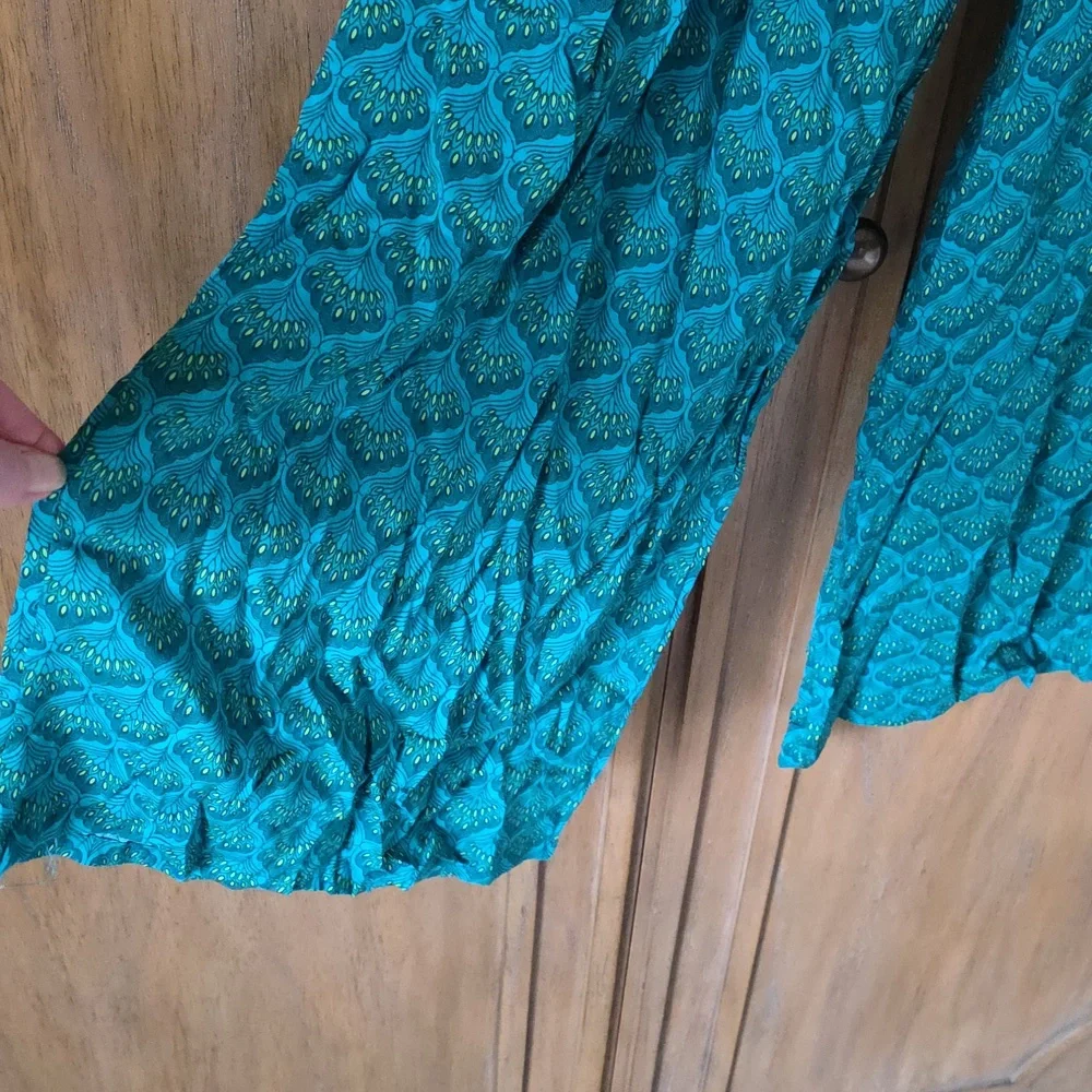 Mexicali Blues Flowy Pants, Elastic Waist, Size M/L - Picture 3 of 4